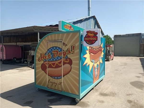 Kiosk  PFC290A HOT DOG , der kultige Food und Verkaufskiosk